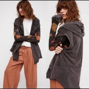 Free People Just Like That Hooded Cardigan Jacket